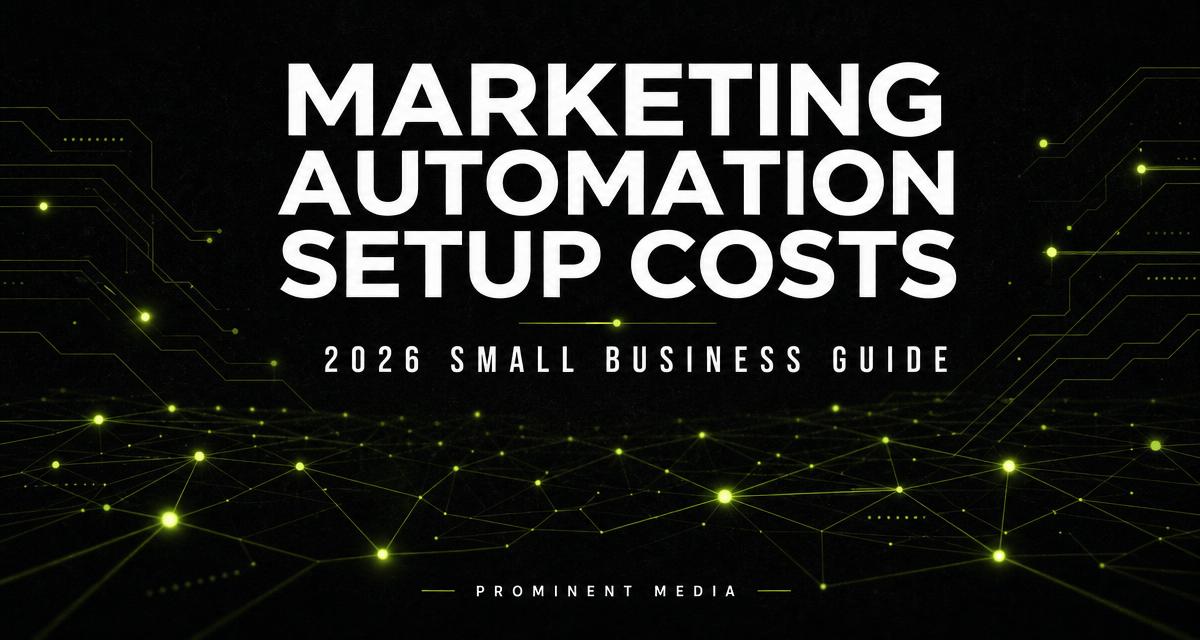 Marketing Automation Pricing and Setup Costs for Small Businesses