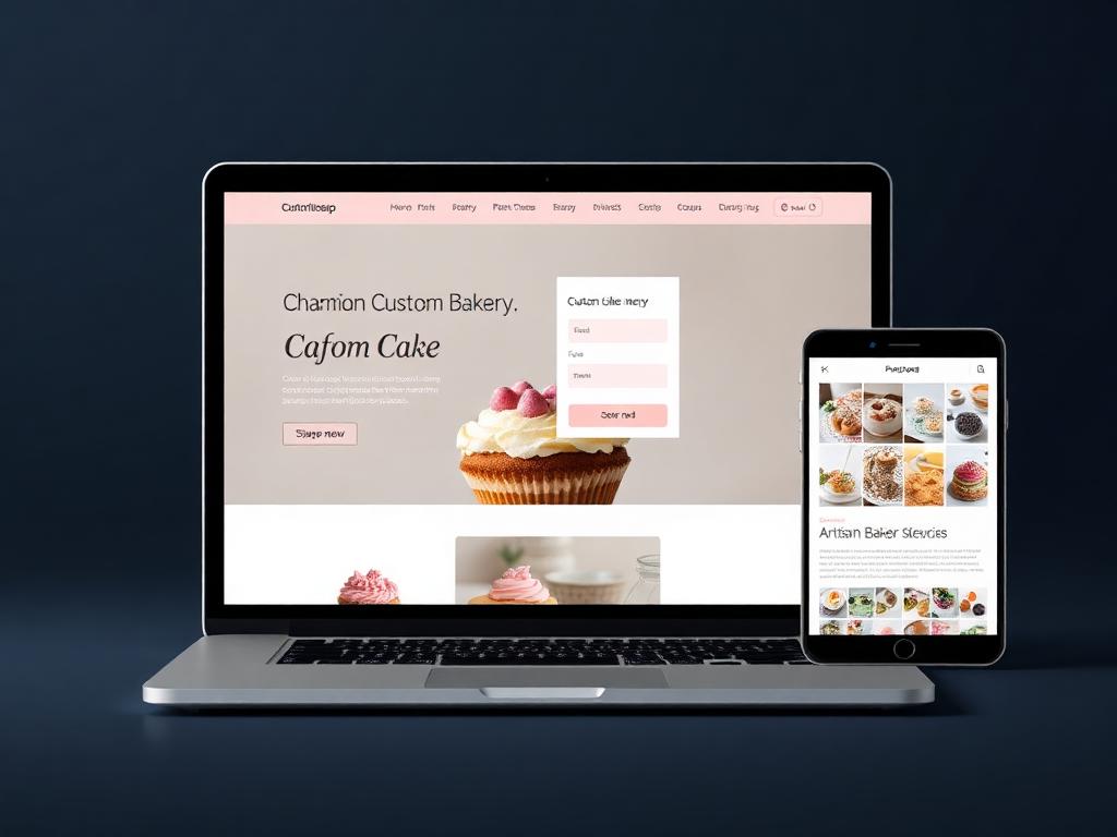 Libby's Sweet Flour website mockup